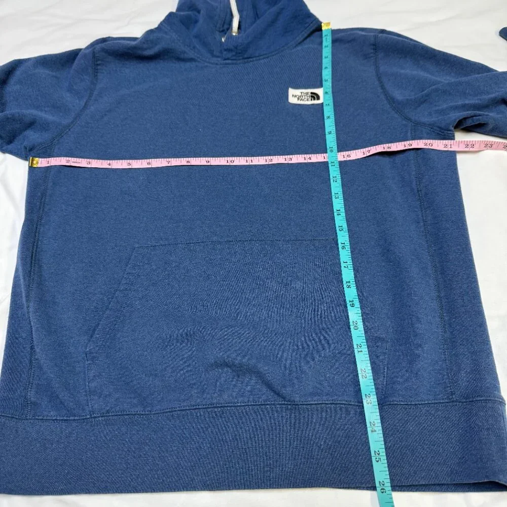The North Face Men’s Heritage Patch‎ Hoodie Medium Blue EUC